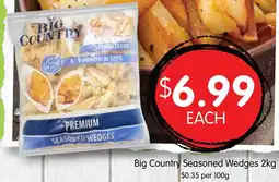 Spudshed Big Country Seasoned Wedges 2kg offer