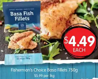 Spudshed Fisherman's Choice Basa Fillets 750g offer