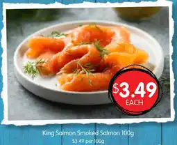 Spudshed King Salmon Smoked Salmon 100g offer