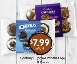 Spudshed Cadbury Cupcake Varieties 6pk offer