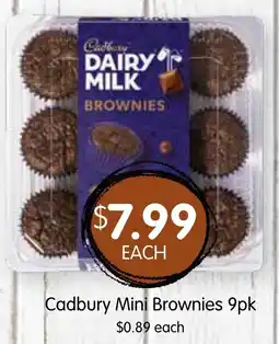 Spudshed Cadbury Mini Brownies 9pk offer