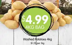 Spudshed Washed Potatoes 4kg offer