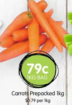 Spudshed Carrots Prepacked 1kg offer
