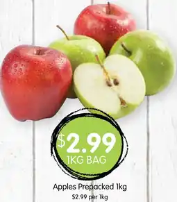 Spudshed Apples Prepacked 1kg offer