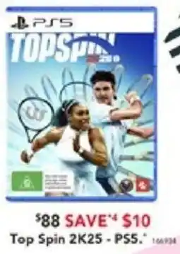 Top Spin 2K25 - PS5