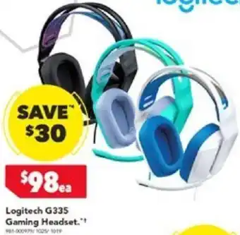 Harvey Norman Logitech G335 Gaming Headset offer