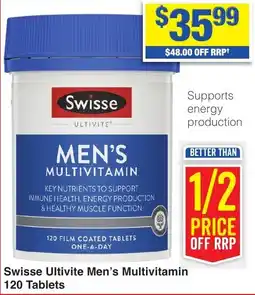My Chemist Swisse Ultivite Men's Multivitamin 120 Tablets offer