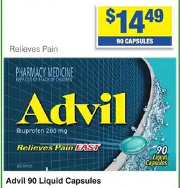 My Chemist Advil 90 Liquid Capsules offer