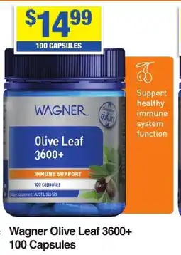 My Chemist Wagner Olive Leaf 3600+ 100 Capsules offer
