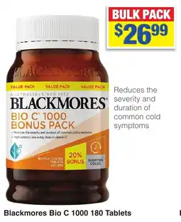 My Chemist Blackmores Bio C 1000 180 Tablets offer