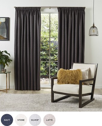 Spotlight 40% off Abbey Blockout Pencil Pleat Curtains offer