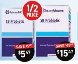 Henry Blooms SB Probiotic 10 Vegetarian Capsules, SB Probiotic 30 Vegetarian Capsules