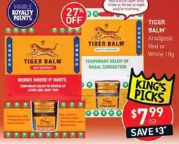 Chemist King Analgesic Red or White 18g offer