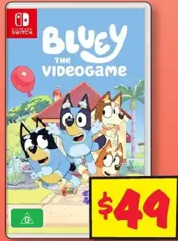 JB Hi-Fi BLUEY THE VIDEOGAME offer