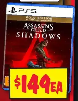 JB Hi-Fi ASSASSIN'S CREED SHADOWS offer
