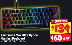JB Hi-Fi Huntsman Mini 60% Optical Gaming Keyboard offer