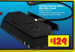 JB Hi-Fi MSI Nest Docking Station With USB-C Cable offer