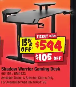 JB Hi-Fi Shadow Warrior Gaming Desk offer