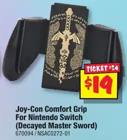 JB Hi-Fi Joy-Con Comfort Grip For Nintendo Switch Decayed Master Sword offer