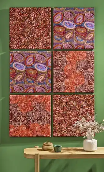 Spotlight 30% off Warlu Indigenous Decorator Canvas Fabrics offer