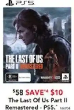 Harvey Norman The Last Of Us Part II Remastered - PS5 offer