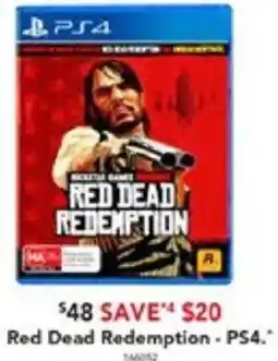 Harvey Norman Red Dead Redemption - PS4. offer