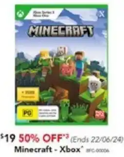 Harvey Norman Minecraft - Xbox arc-00006 offer