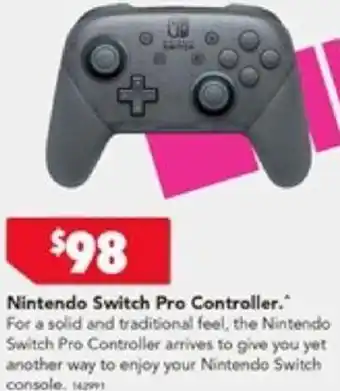 Harvey Norman Nintendo Switch Pro Controller. offer