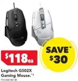 Harvey Norman Logitech G502X Gaming Mouse offer