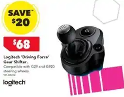 Harvey Norman Logitech 'Driving Force' Gear Shifter offer