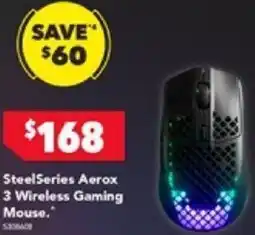 Harvey Norman SteelSeries Aerox 3 Wireless Gaming Mouse. offer