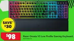 Harvey Norman Razer Ornata V3 Low Profile Gaming Keyboard. offer