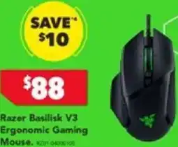 Harvey Norman Razer Basilisk V3 Ergonomic Gaming Mouse offer