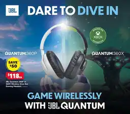 Harvey Norman JBL Quantum 360P or 360X Wireless Over-Ear Gaming Headset. offer