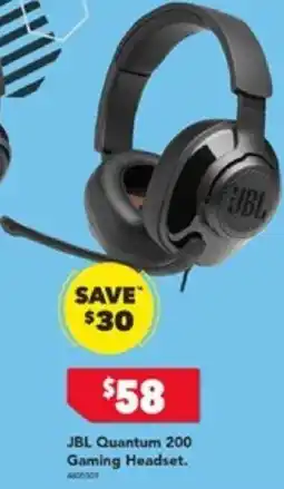 Harvey Norman JBL Quantum 200 Gaming Headset. offer