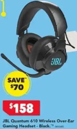 Harvey Norman JBL Quantum 610 Wireless Over-Ear Gaming Headset - Black offer