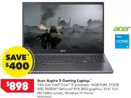 Harvey Norman Acer Aspire 5 Gaming Laptop. offer