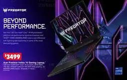 Harvey Norman Acer Predator Helios 16 Gaming Laptop. offer