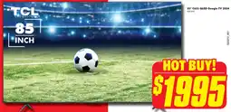 The Good Guys TCL 85" C655 QLED Google TV 2024 offer