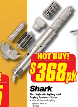 The Good Guys Shark Flex Style Air Styling and Drying System - Silver offer