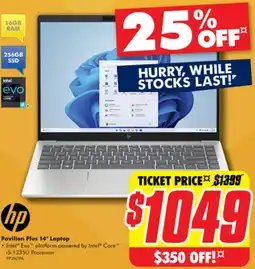 The Good Guys hp Pavilion Plus 14" Laptop offer