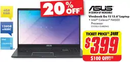 The Good Guys ASUS Vivobook Go 15 15.6" Laptop offer