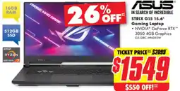The Good Guys ASUS Strix G15 15.6 Gaming Laptop offer