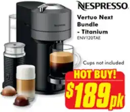 The Good Guys NESPRESSO Vertuo Next Bundle offer