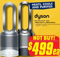 The Good Guys dyson Pure Hot+Cool™ Link - White/Silver or Black/Nickel offer