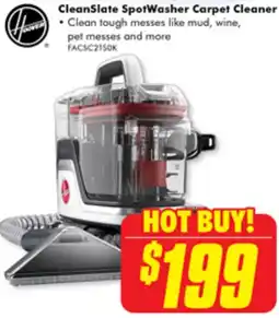 The Good Guys CleanSlate SpotWasher Carpet Cleaner offer