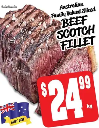 Farmer Jack's BEEF SCOTCH FILLET offer