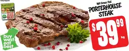 Farmer Jack's PORTERHOUSE STEAK offer