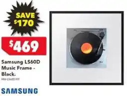 Harvey Norman Samsung LS60D Music Frame offer