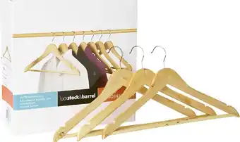 20 Pack Wooden Hanger